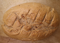 Škvarkový chléb do trouby