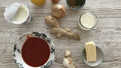 Butter chicken, Suroviny