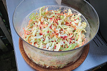 Coleslaw ze špičatého zelí