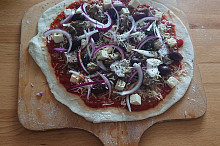 Jehněčí pizza