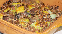 Pohankové babizny - starý lidový pokrm s uzeným masem
