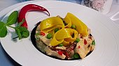 Rajčatovo-feferonková pikantní směs a fettuccine
