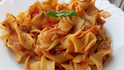 Tagliatelle boscaiola (po česku)