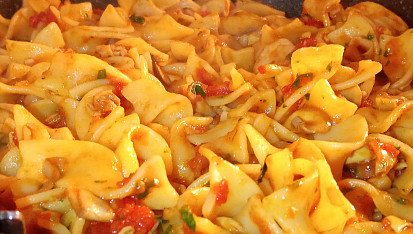 Tagliatelle boscaiola (po česku)