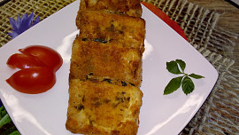 Uzené tofu plněné medvědím česnekem