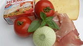 Dvoupatrový řízek na cuketovém plátku