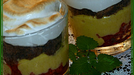 Malinový trifle