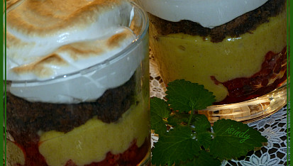 Malinový trifle