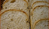 Snídaňový chlebík s grahamovou moukou pečený ve formě, Chlebík 1.