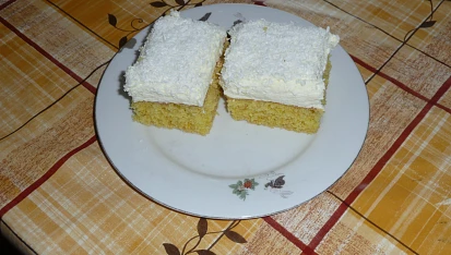 Řezy s tvarohem a kokosem