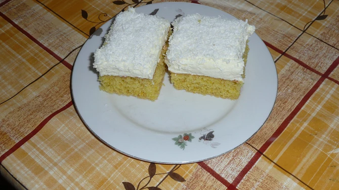 Řezy s tvarohem a kokosem
