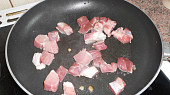 Vepřové ragú po selsku-DIA, maso osmahneme na slanině