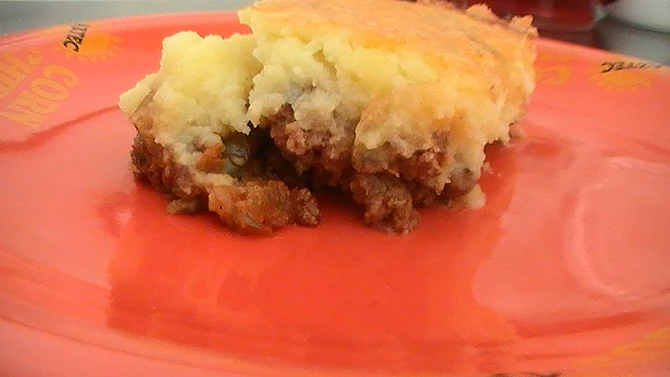 Mlete masicko s bramborovou cepickou