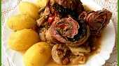 Vepřové závitky z krkovičky v kapustovém lůžku, Vepřové krkovičkové závitky v kapustové lůžku
