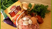 Bylinkoví"pinpongáčci"v zelených fazolkách, část použitých surovin