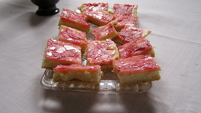 Pudingové řezy s citronovou polevou, Pudingové řezy s citronovou polevou