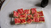 Pudingové řezy s citronovou polevou