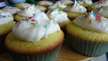 Vanilkové cupcakes