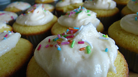 Vanilkové cupcakes