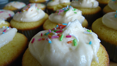 Vanilkové cupcakes