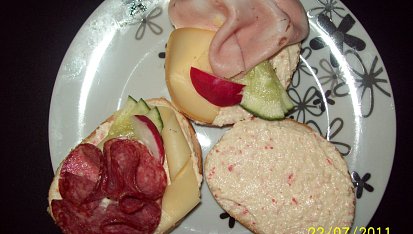 Surimi pomazánka (krabí tyčinky)