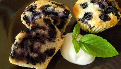 Variace na tvarohové muffiny