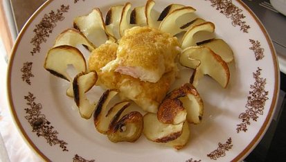 Bramborová kroketa se šunkou (bezlepkové)