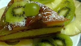 Dortová  osvěžující pochoutka s ovocem