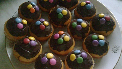 Muffiny s lentilkami