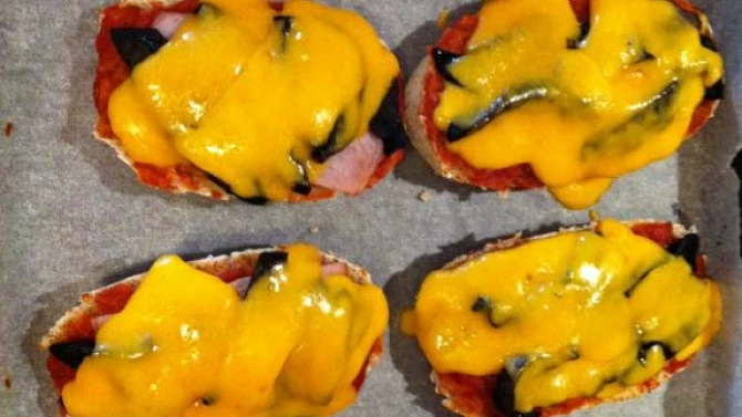 Pizza bagetky