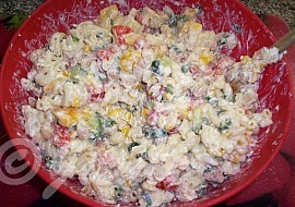 Těstovinový salát-recept