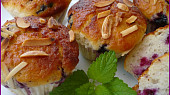 Tvarohové muffiny s rybízem pečené v remosce