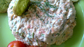 Kanapky s lososovou pomazánkou