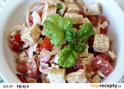 Rajčatový salát s tofu