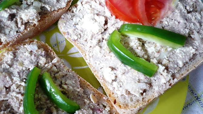 Sardinková pomazánka s tofu