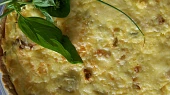 Quiche z celozrnné mouky s pórkem