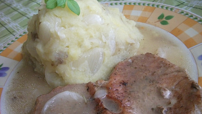 Máslové šťouchané brambory, Máslové šťouchané brambory