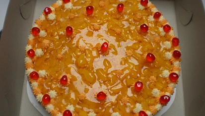 Ovocné dortíky, broskvový