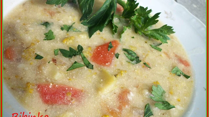 Lilková polévka s brokolicí, Lilková polévka s brokolicí