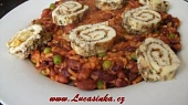 Rýžovo-fazolový pilaf