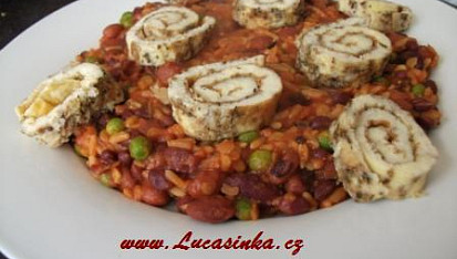 Rýžovo-fazolový pilaf