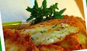 Květákovo - sýrové placky s petrželkou a muškátovou vůní, Detail