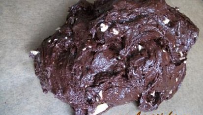 Čokoládové cookies II., těsto před vychlazením