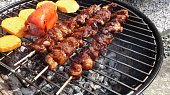 Grilovaná krůtí prsa "Satay", hotové mäsko