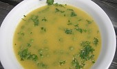Krémová zeleninová polévka s hráškem