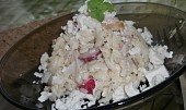 Salát z těstovinové rýže se šunkou a zeleninou (Salát z těstovinové rýže se šunkou a zeleninou)