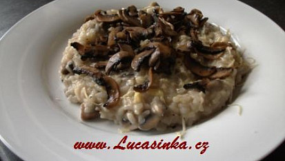 Houbové risotto