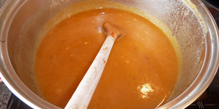 Hrstková polévka se zeleninou (hotová zásmažka)