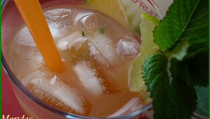 Mojito s grepovým džusem