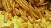 Špagety Gran Moravia sypané piniovými oříšky, Špagety Gran Moravia sypané piniovými oříšky